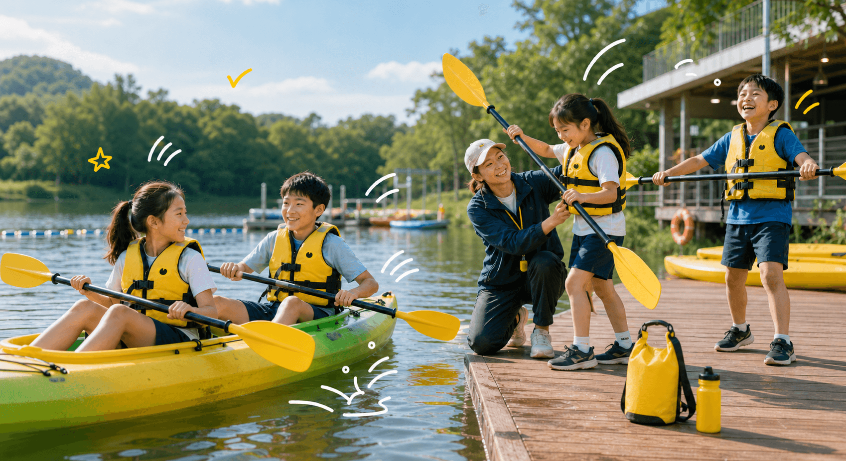 Lake Adventure English 训练场景