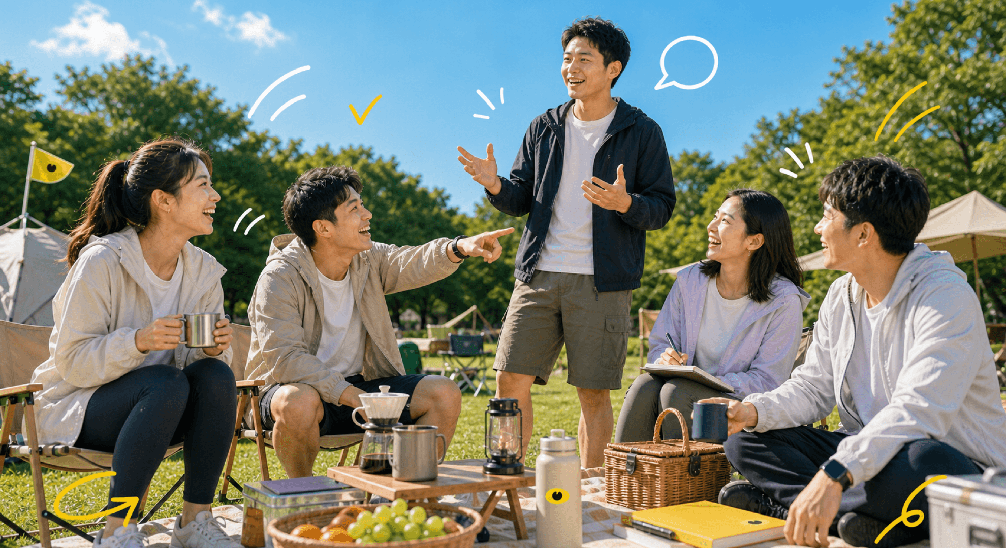 Outdoor Social Talk 训练场景
